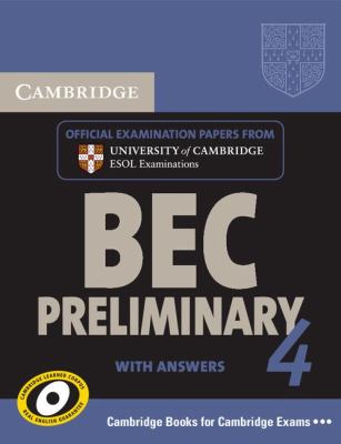 Cambridge Bec 4 Preliminary Student's Book with Answers   2009 9780521739238 Front Cover