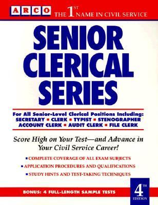 Senior Clerical Series  4th 9780668055239 Front Cover