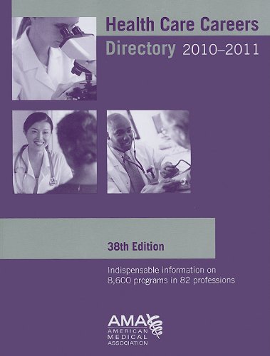 Health Care Careers Directory  38th 2010 9781603592239 Front Cover