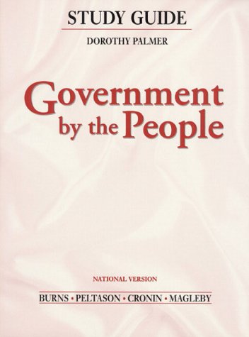 Government by People National  17th 1998 (Student Manual, Study Guide, etc.) 9780138790240 Front Cover