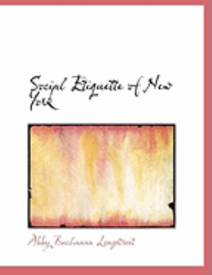 Social Etiquette of New York:   2008 9780554941240 Front Cover