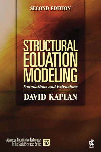 Structural Equation Modeling Foundations and Extensions 2nd 2009 9781412916240 Front Cover