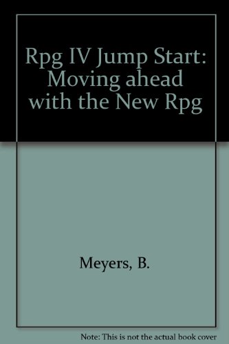 Programming in RPG IV 1st 9781882419241 Front Cover