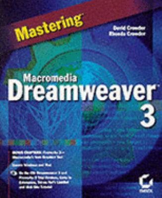 Mastering Macromedia Dreamweaver 3  2000 9780782126242 Front Cover