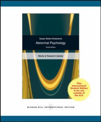 Abnormal Psychology Interactive Edition  4th 2009 9780071283243 Front Cover
