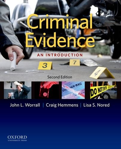 Criminal Evidence An Introduction 2nd 2012 9780199783243 Front Cover
