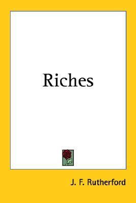 Riches  Reprint  9781417949243 Front Cover