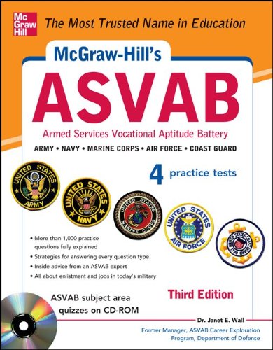 McGraw-Hill's ASVAB  3rd 2013 9780071809245 Front Cover