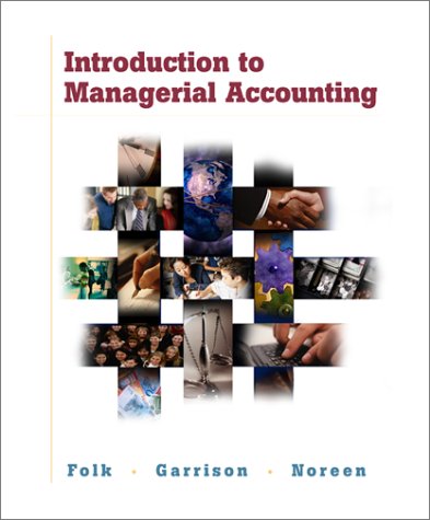 Introduction to Managerial Accounting  2002 9780072422245 Front Cover