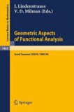 Geometric Aspects of Functional Analysis Israel Seminar (GAFA) 1989-90 N/A 9780387540245 Front Cover