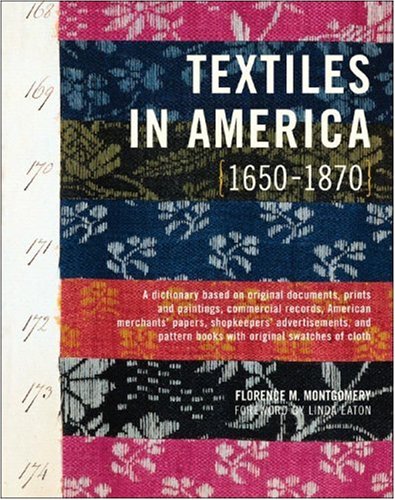 Textiles in America, 1650-1870   2007 9780393732245 Front Cover