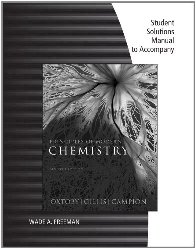 Principles of Modern Chemistry  7th 2012 9781111427245 Front Cover