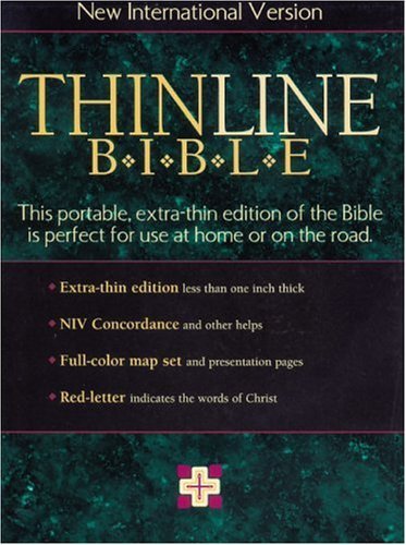 NIV Thinline Bible, Thumb Indexed   1991 9780310903246 Front Cover