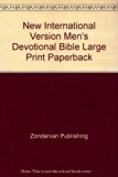Men's Devotional Bible  Large Type  9780310916246 Front Cover