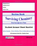 Review Book Surviving Chemistry Student Answer Sheet Booklet  N/A 9781466391246 Front Cover