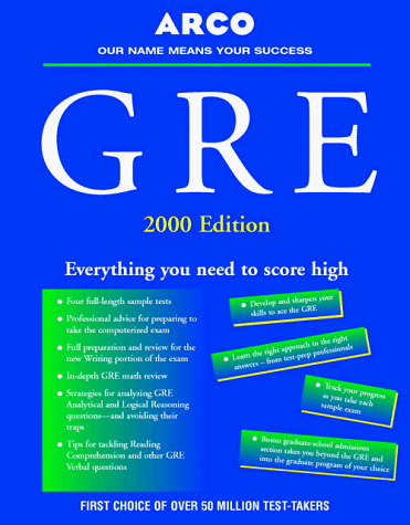 GRE 2000 Edition : Everything You Need to Score High N/A 9780028632247 Front Cover