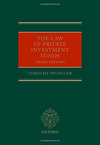 Law of Private Investment Funds  3rd 2018 9780198807247 Front Cover