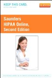 HIPAA Online (User Guide and Access Code)  2nd 2013 9781455756247 Front Cover