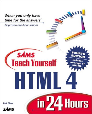 Teach Yourself HTML 4 in 24 Hours  4th 1999 9780672317248 Front Cover