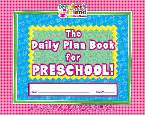 Daily Plan Book for Preschool   2002 9780439504249 Front Cover