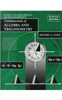 Fundamentals of Algebra and Trigonometry  9th 1997 (Student Manual, Study Guide, etc.) 9780534346249 Front Cover
