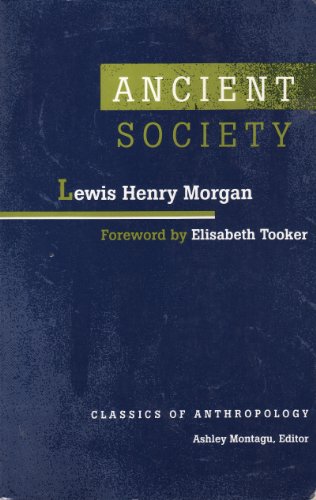 Ancient Society   1985 (Reprint) 9780816509249 Front Cover