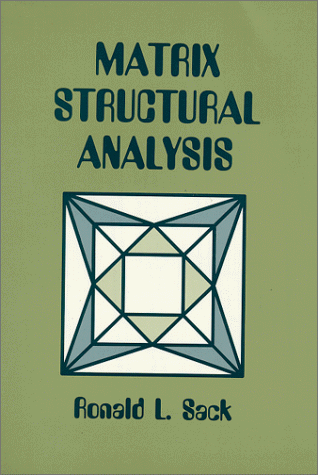Matrix Structural Analysis  N/A 9780881338249 Front Cover