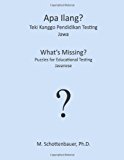 Apa Ilang? Teki Kanggo Pendidikan Testing Jawa N/A 9781492155249 Front Cover