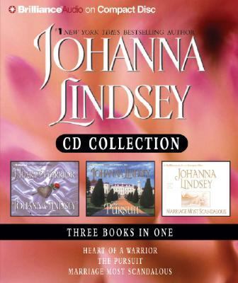 Johanna Lindsey Collection : Heart of a Warrior, the Pursuit, Marriage Most Scandalous Abridged  9781597377249 Front Cover