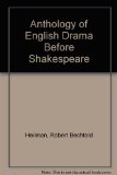Anthology of English Drama Before Shakespeare N/A 9780030086250 Front Cover