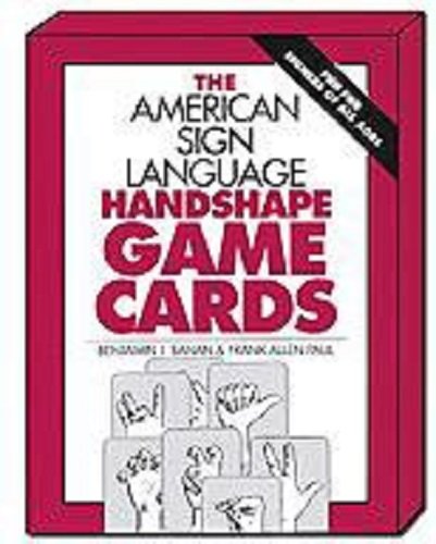 American Sign Language Handshape Game Cards  1990 (Revised) 9780915035250 Front Cover