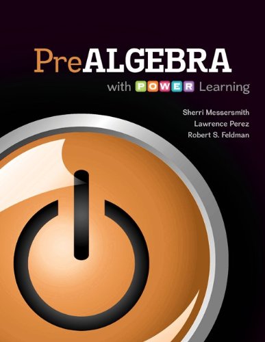 Prealgebra with P. O. W. E. R. Learning   2014 9780073406251 Front Cover