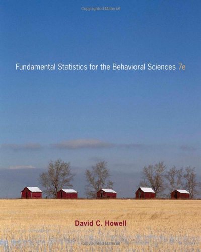 Fundamental Statistics for the Behavioral Sciences  7th 2011 9780495811251 Front Cover
