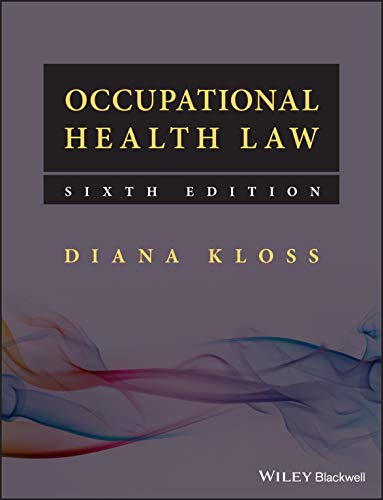 Occupational Health Law  6th 2020 9781118936252 Front Cover