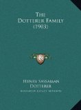 Dotterer Family  N/A 9781169723252 Front Cover