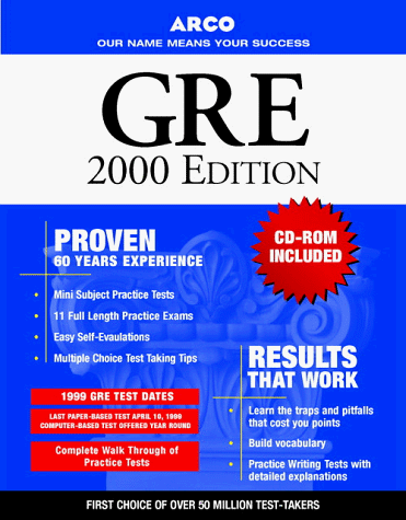 GRE : Graduate Record Examination 1st 9780028632254 Front Cover