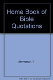 Home Book of the Bible Quotations N/A 9780060676254 Front Cover