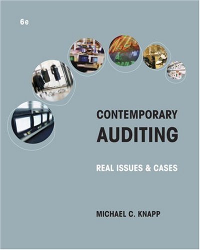 Contemporary Auditing Real Issues and Cases 6th 2007 9780324303254 Front Cover