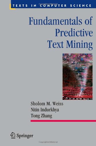 Fundamentals of Predictive Text Mining   2010 9781849962254 Front Cover