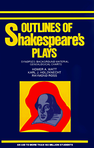 Outlines of Shakespeare's Plays  Revised  9780064600255 Front Cover