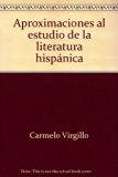 Aproximaciones Al Estudio de la Literatura Hispï¿½nica   1983 9780394331256 Front Cover