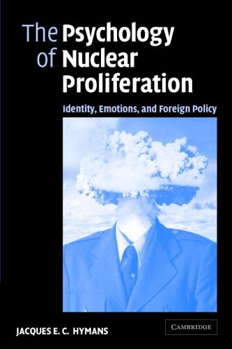 Psychology of Nuclear Proliferation Identity, Emotions, and Foreign Policy  2006 9780521616256 Front Cover
