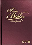 NVI Spanish Larger Print Bible with Concordance - Burgundy Hb  Large Type  9781563208256 Front Cover