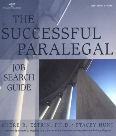 Successful Paralegal Job Search Guide   2001 9780766830257 Front Cover