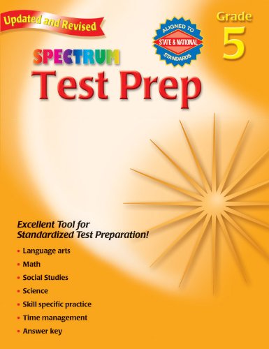 Test Prep, Grade 5   2007 9780769686257 Front Cover