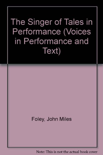 Singer of Tales in Performance   1995 9780253322258 Front Cover