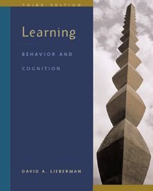Learning Behavior and Cognition 3rd 2000 (Revised) 9780534339258 Front Cover