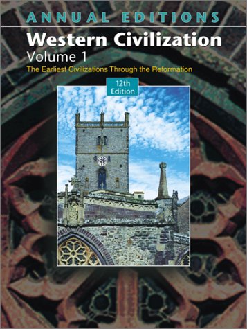 Western Civilization 12th 2003 (Annual) 9780072548259 Front Cover