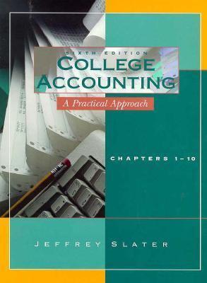 College Accounting 1-10  6th 1996 9780133634259 Front Cover