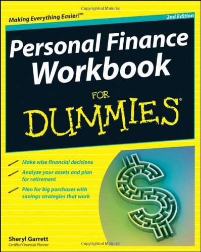 Personal Finance Workbook for Dummies  2nd 2012 9781118106259 Front Cover